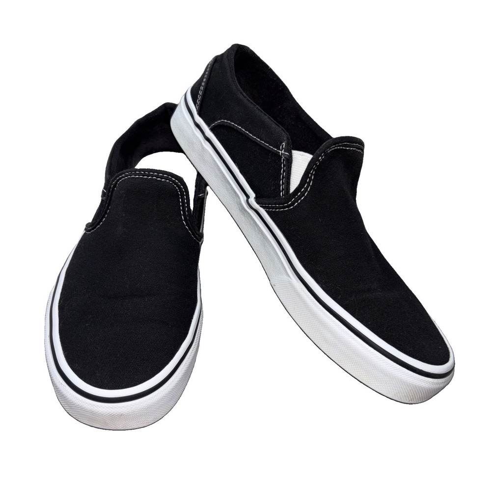Vans Authentic Classic Women's Size 8.5 Slip On Shoes Black